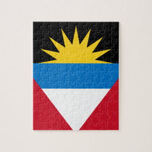 Quebra-cabeça Bandeira de Antígua e de Barbuda