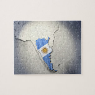 Quebra-cabeça Bandeira de Argentina