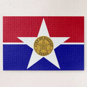Quebra-cabeça Bandeira de Dallas (Texas)
