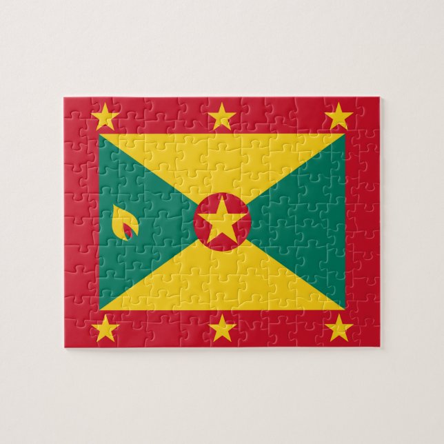 Quebra-cabeça Bandeira de Granada (Horizontal)