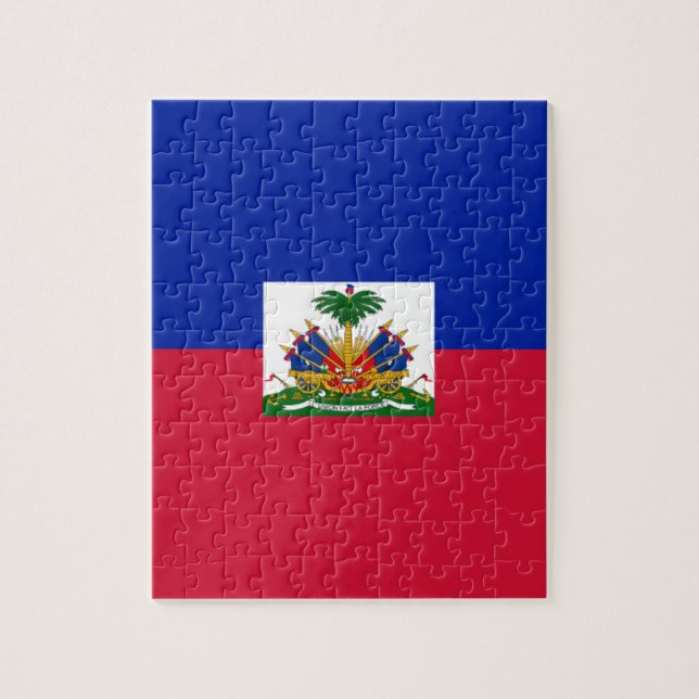 Quebra-cabeça Bandeira de Haiti (Vertical)