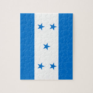 Quebra-cabeça Bandeira de Honduras - bandera Hondureña de