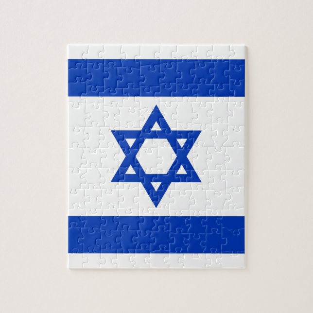Quebra-cabeça Bandeira de Israel (Vertical)