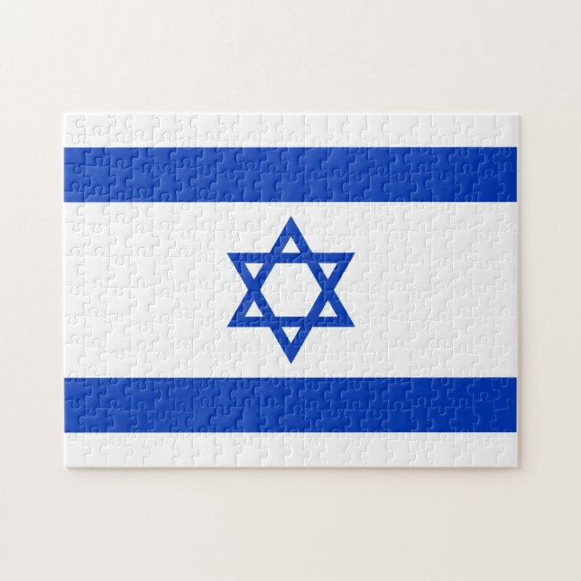 Quebra-cabeça Bandeira de Israel (Horizontal)