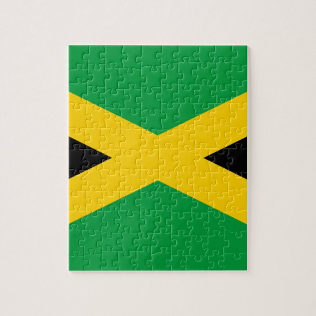 Quebra-cabeça Bandeira de Jamaica (Vertical)