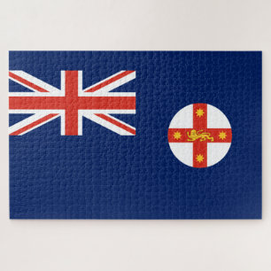 Quebra-cabeça Bandeira de New South Wales (Estado australiano)