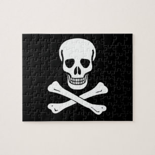 Quebra-cabeça Bandeira de pirata alegre de Roger