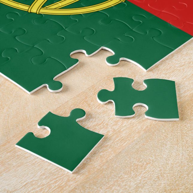 Quebra-cabeça Bandeira de Portugal (Lateral)