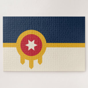Quebra-cabeça Bandeira de Tulsa (Oklahoma)