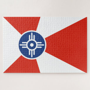 Quebra-cabeça Bandeira de Wichita (Kansas, EUA)