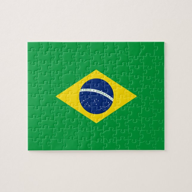 Quebra-cabeça Bandeira do Brasil (Horizontal)