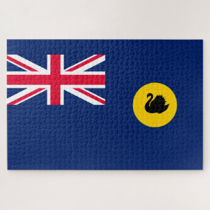 Quebra-cabeça Bandeira do Estado da Austrália Ocidental