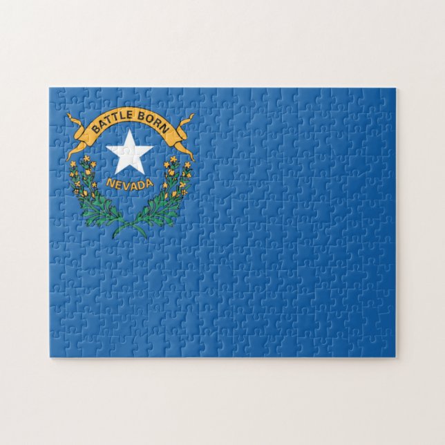 Quebra-cabeça Bandeira do Estado de Nevada, EUA (Horizontal)
