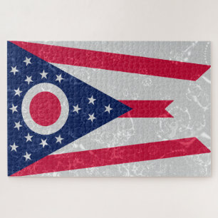 Quebra-cabeça Bandeira do Estado de Ohio