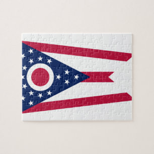 Quebra-cabeça Bandeira do estado de Ohio
