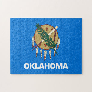 Quebra-cabeça Bandeira do Estado de Oklahoma, EUA