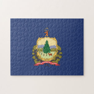 Quebra-cabeça Bandeira do Estado de Vermont, EUA
