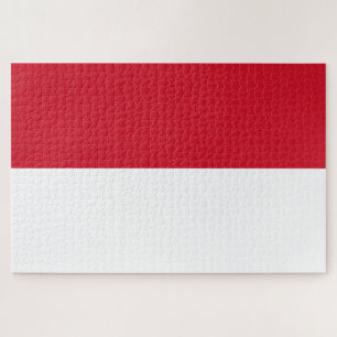 Quebra-cabeça Bandeira do Mônaco