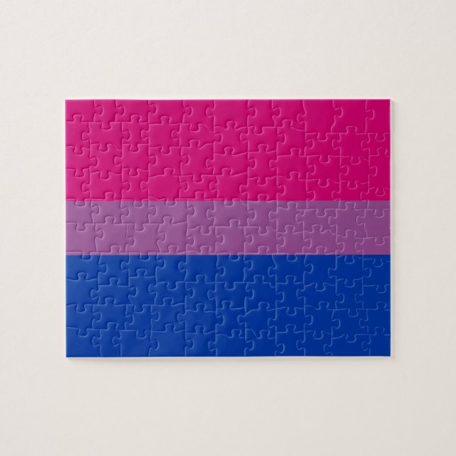 Quebra-cabeça Bandeira do Orgulho Bissexual (Horizontal)