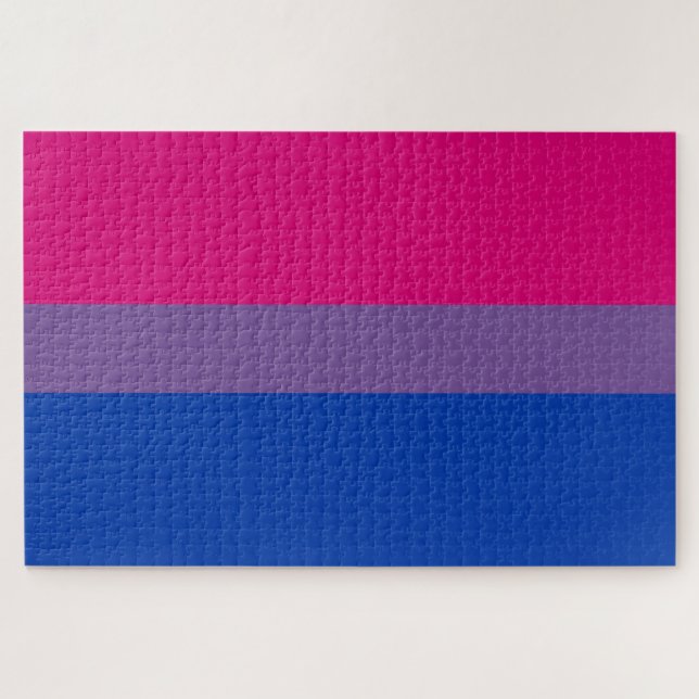 Quebra-cabeça Bandeira do Orgulho Bissexual (Horizontal)