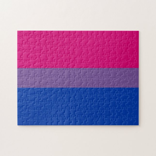Quebra-cabeça Bandeira do Orgulho Bissexual (Horizontal)