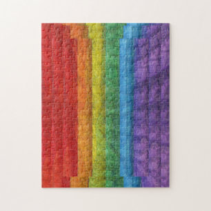 Quebra-cabeça Bandeira do orgulho gay do mosaico do arco-íris
