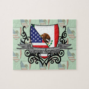Quebra-cabeça Bandeira do protetor do méxico-americano