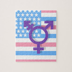 Quebra-cabeça Bandeira do Transgender