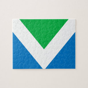 Quebra-cabeça Bandeira do Vegan Internacional