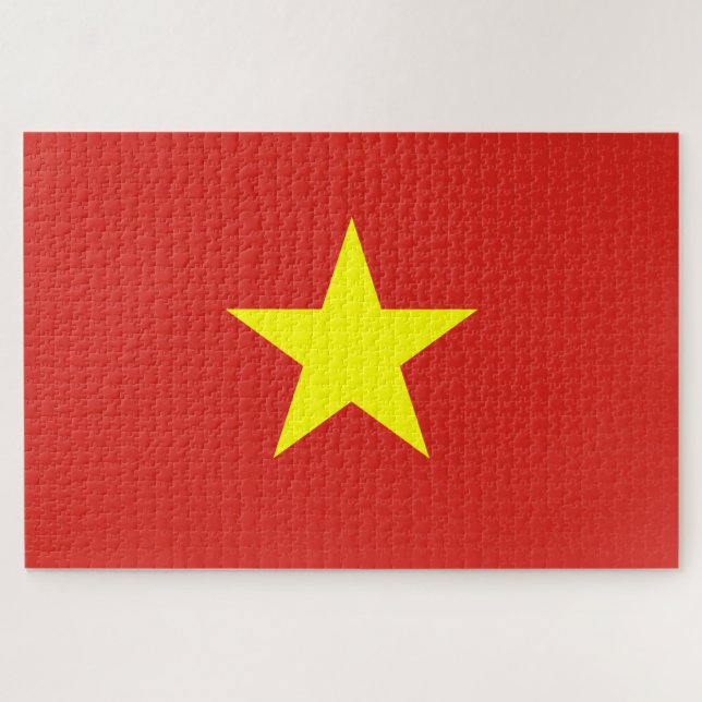 Quebra-cabeça Bandeira do Vietname (Horizontal)