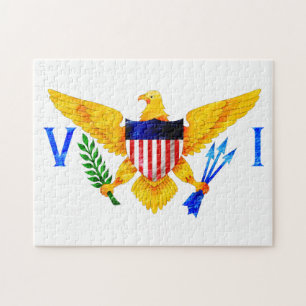 QUEBRA-CABEÇA BANDEIRA DOS E.U. VIRGIN ISLANDS