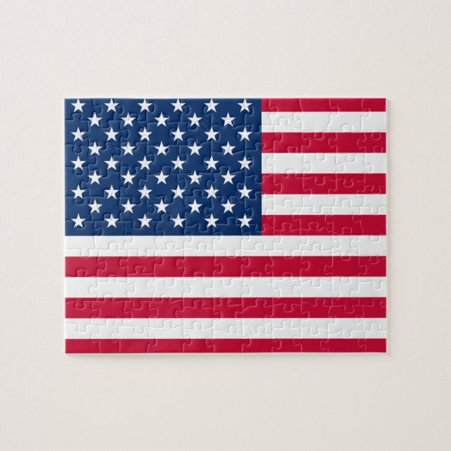 Quebra-cabeça Bandeira dos EUA Puzzle Estados Unidos da América (Horizontal)