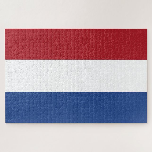 Quebra-cabeça Bandeira dos Países Baixos (Horizontal)