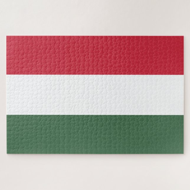 Quebra-cabeça Bandeira Húngara (Horizontal)