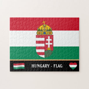 Quebra-cabeça Bandeira húngara, Emblem, país húngaro/Hungria