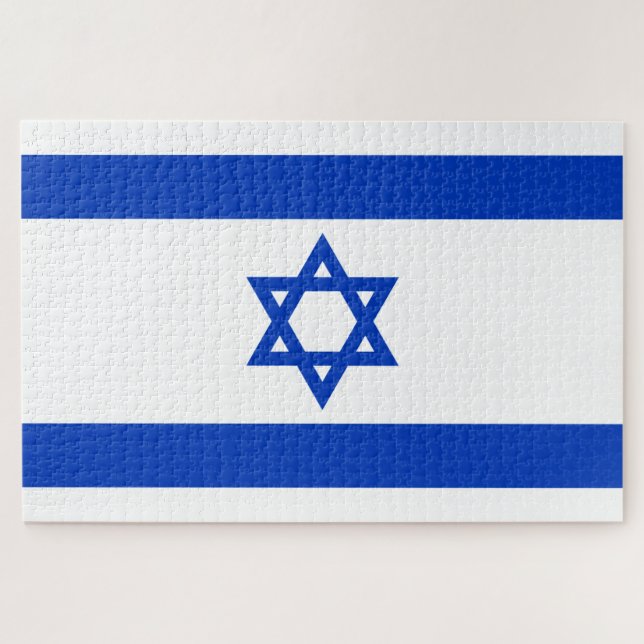 Quebra-cabeça Bandeira israelita (Israel) (Horizontal)