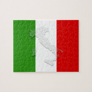 Quebra-cabeça Bandeira italiana