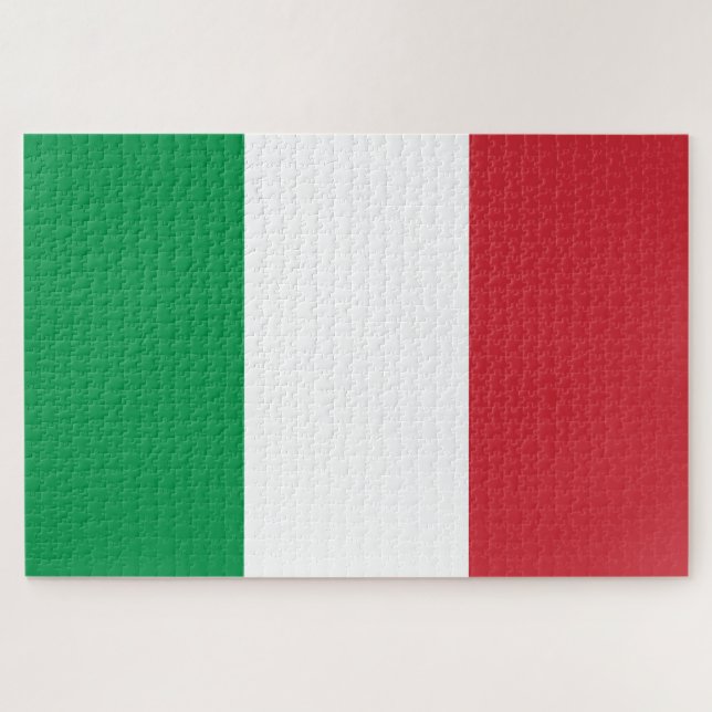 Quebra-cabeça Bandeira italiana (Itália) (Horizontal)