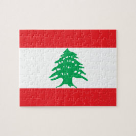 Quebra-cabeça Bandeira Nacional do Líbano