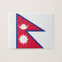 Bandeira nacional do mundo de Nepal