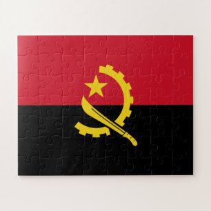 Quebra-cabeça Bandeira Patriótica Angolana