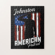 Bandeira Personalizada do Patriot Soldier EUA