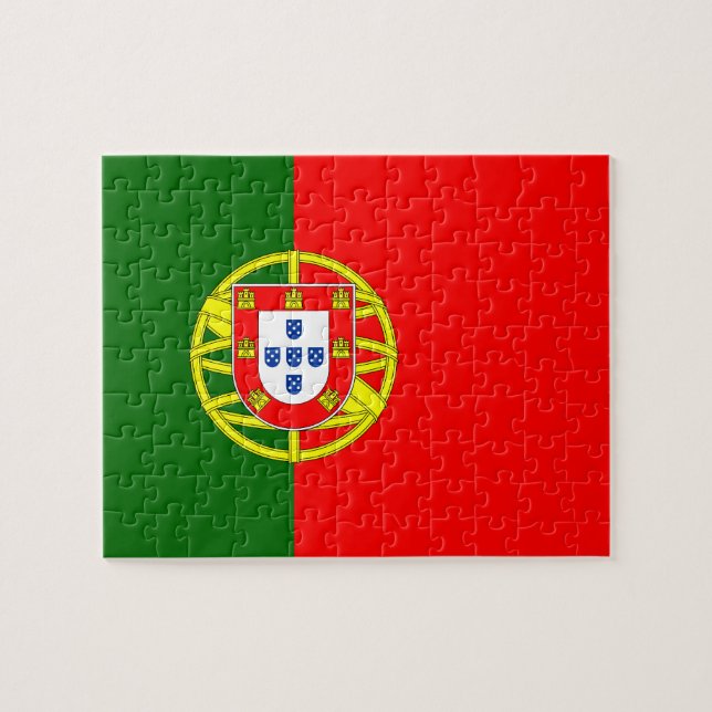 Quebra-cabeça Bandeira portuguesa (Horizontal)