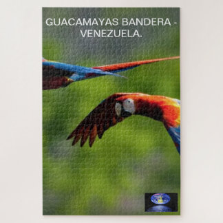 Quebra-cabeça Bandera de Rompecabeza Guacamayas - Venezuela.