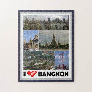 Quebra-cabeça Bangkok - Eu Amo - Tailândia -