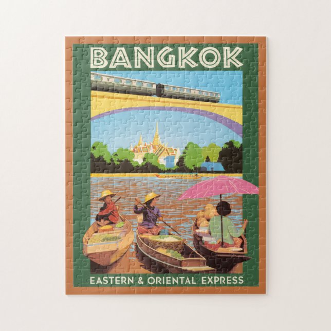 Quebra-cabeça Bangkok Tailândia 11x14  (Vertical)