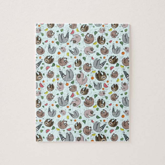 Quebra-cabeça Banhas em Azul (Vertical)