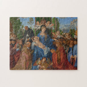 Quebra-cabeça Banquete das festões do rosa, 1506 (óleo na