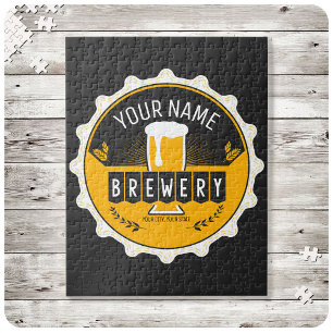 Quebra-cabeça Bar de Garrafa de Cerveja de Cerveja Personalizada