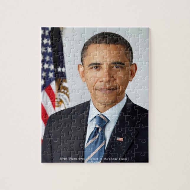 Quebra-cabeça Barack Obama 44º Presidente dos Estados Unidos (Vertical)